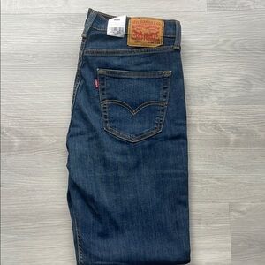 Levi's Blue Slim Jeans with Rich Indigo Wash